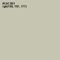 #C6C5B1 - Ash Color Image