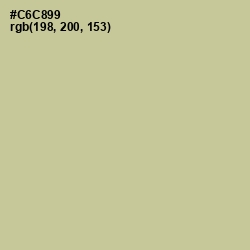 #C6C899 - Pine Glade Color Image
