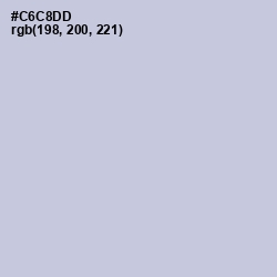 #C6C8DD - Ghost Color Image