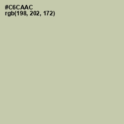 #C6CAAC - Thistle Green Color Image