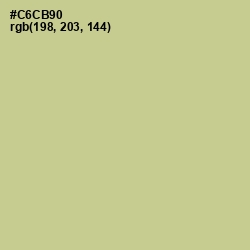 #C6CB90 - Pine Glade Color Image