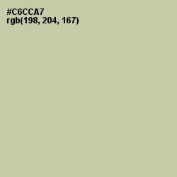 #C6CCA7 - Thistle Green Color Image