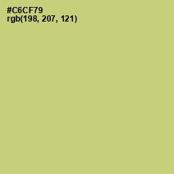 #C6CF79 - Chenin Color Image