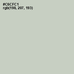 #C6CFC1 - Pumice Color Image