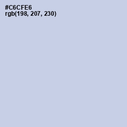 #C6CFE6 - Periwinkle Gray Color Image