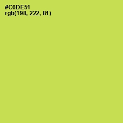 #C6DE51 - Wattle Color Image