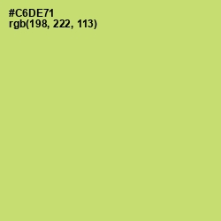 #C6DE71 - Chenin Color Image