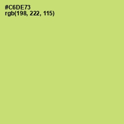 #C6DE73 - Chenin Color Image
