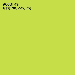 #C6DF49 - Wattle Color Image