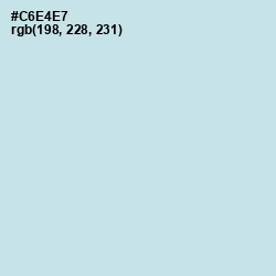 #C6E4E7 - Jagged Ice Color Image