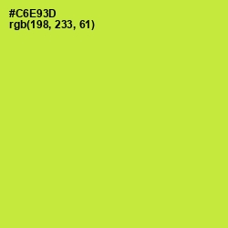 #C6E93D - Pear Color Image