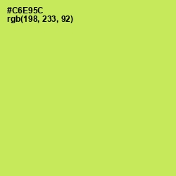 #C6E95C - Yellow Green Color Image