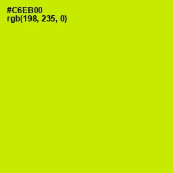 #C6EB00 - Bitter Lemon Color Image