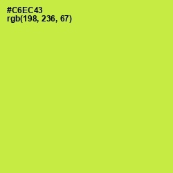 #C6EC43 - Wattle Color Image