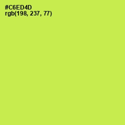 #C6ED4D - Wattle Color Image