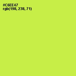 #C6EE47 - Wattle Color Image