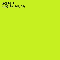 #C6F01F - Las Palmas Color Image