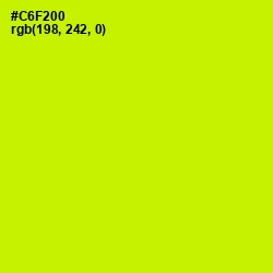 #C6F200 - Electric Lime Color Image