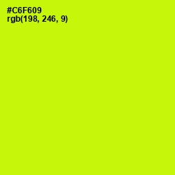 #C6F609 - Electric Lime Color Image