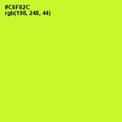 #C6F82C - Pear Color Image