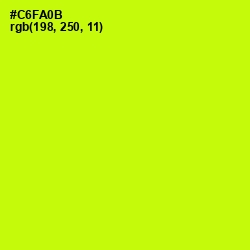 #C6FA0B - Electric Lime Color Image