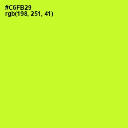 #C6FB29 - Pear Color Image
