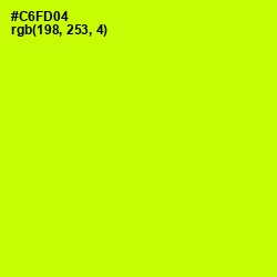 #C6FD04 - Electric Lime Color Image