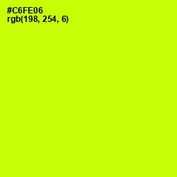 #C6FE06 - Electric Lime Color Image