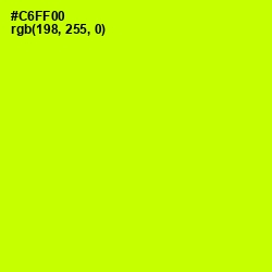 #C6FF00 - Electric Lime Color Image