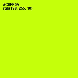 #C6FF0A - Electric Lime Color Image