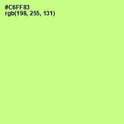 #C6FF83 - Mindaro Color Image