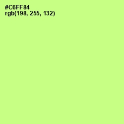 #C6FF84 - Mindaro Color Image