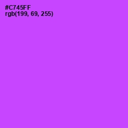 #C745FF - Heliotrope Color Image