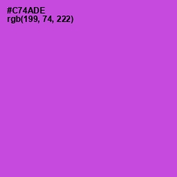 #C74ADE - Fuchsia Pink Color Image