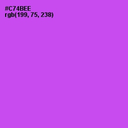 #C74BEE - Fuchsia Pink Color Image