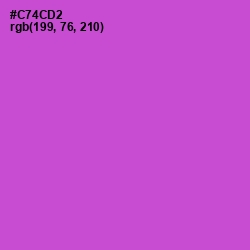 #C74CD2 - Fuchsia Pink Color Image