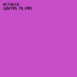 #C74EC8 - Fuchsia Pink Color Image