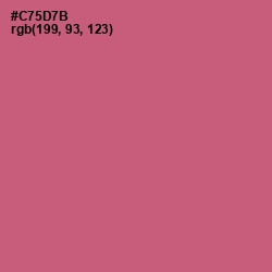 #C75D7B - Cranberry Color Image