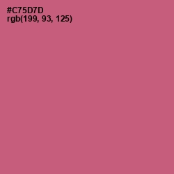 #C75D7D - Cranberry Color Image