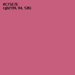 #C75E7E - Cranberry Color Image