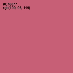 #C76077 - Contessa Color Image