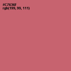 #C7636F - Contessa Color Image