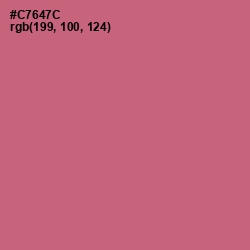 #C7647C - Contessa Color Image