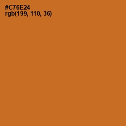 #C76E24 - Piper Color Image