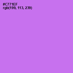 #C771EF - Heliotrope Color Image