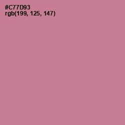 #C77D93 - Charm Color Image