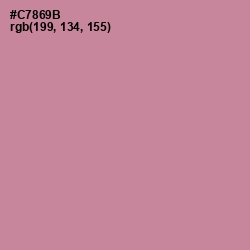 #C7869B - Puce Color Image