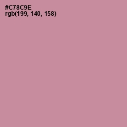 #C78C9E - Puce Color Image