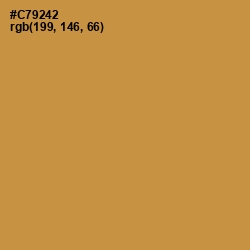 #C79242 - Tussock Color Image