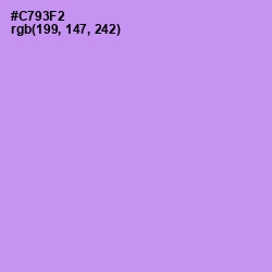 #C793F2 - Light Wisteria Color Image